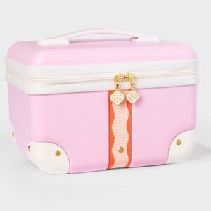 NWT Roller Rabbit x Target Trunk/ Vanity Case on Soft Pink